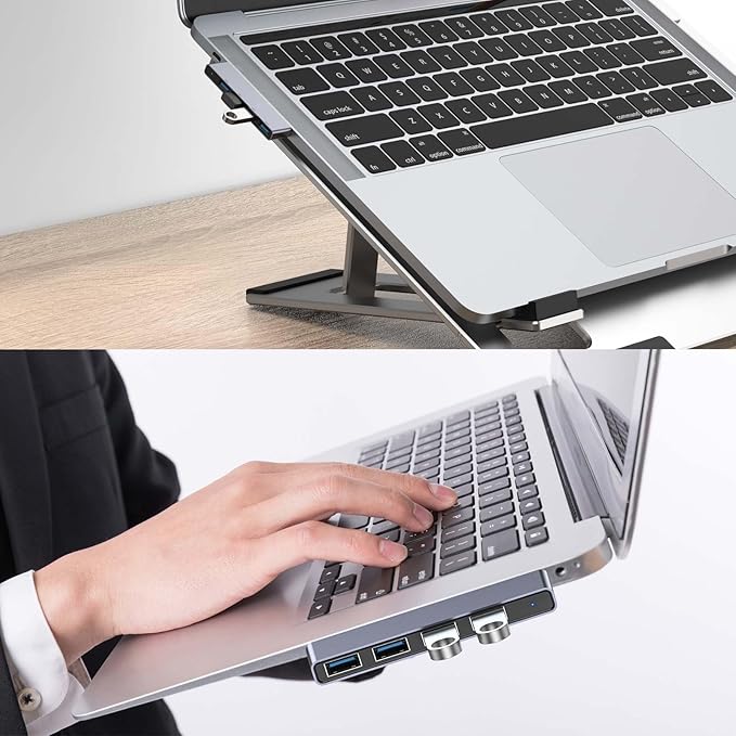 USB Hub(1 Right and 1 Left), Fidioto 4-Port USB Hub(1 * 3.0 Port, 3 * 2.0 Port) USB Splitter USB Expander for Laptop, Xbox, Flash Drive, HDD, Console, Printer, Camera,Keyborad, Mouse