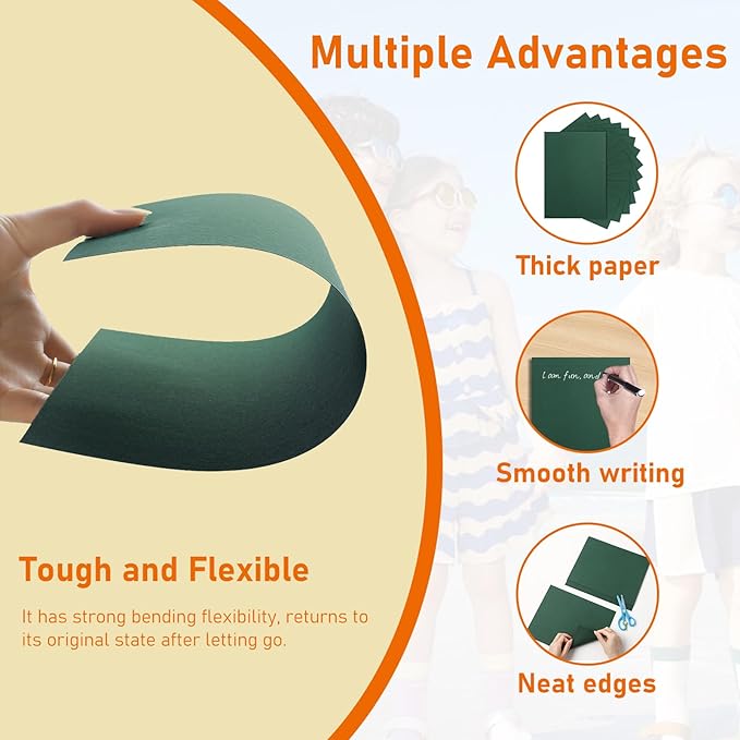 28 Sheets Dark Green Cardstock 8.5 x 11 Craft Paper, 92lb Premium Christmas Paper Card Stock for Wedding Invitations, School Crafting, Business Cards, Making Cards, Party