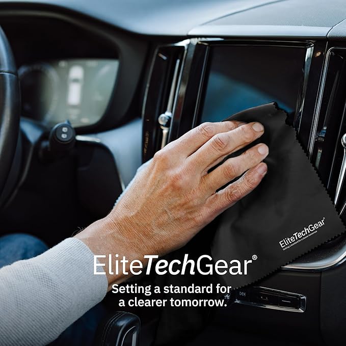 Elite Tech Gear Optical, Screen & Lens Care Kit - 3pc Spray (2x4oz+1oz) with 2 Microfiber Cloths - Alcohol-Free Eyewear Solution - 5pc Glasses Cleaner