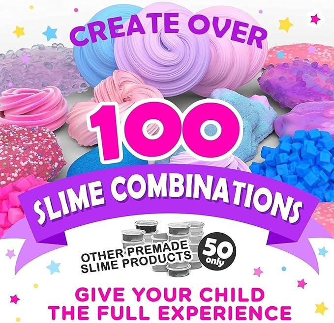 Original Stationery DIY Unicorn Slime Kit for Girls 7+ - Make Glow-in-The-Dark Slime - Fun Family Activity & Birthday Present