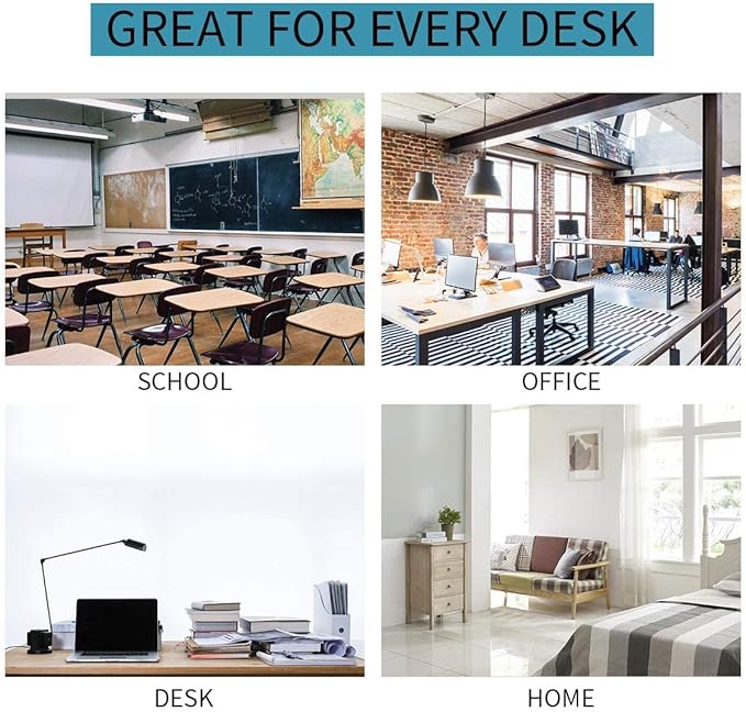 Vlando Office Desk Organizer Leather Desktop Organizer Caddy with Drawer for Storing Desktop Supplies and Accessories (Black Set)