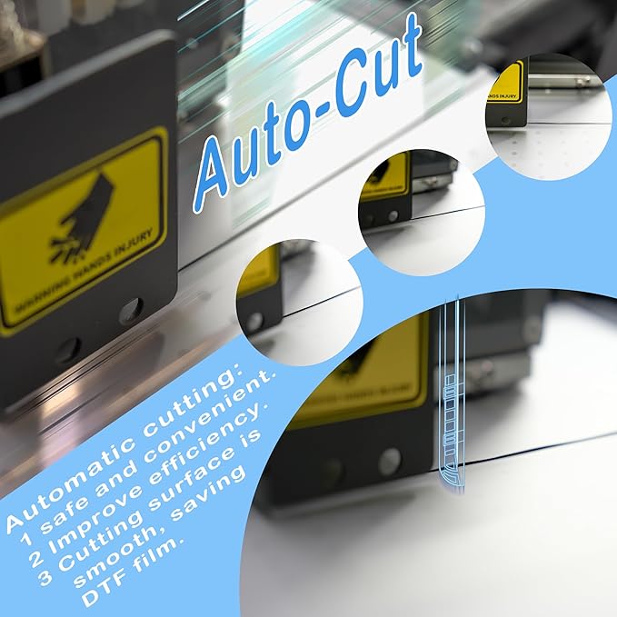 Lancelot Auto-Maintenance A3 M1630 Pro DTF Printer Transfer Printing Machine with White Ink Circulation and Auto-Film Cutter for DIY Print T-Shirt,Doule Speed for L1800/R1390 DTF Printer