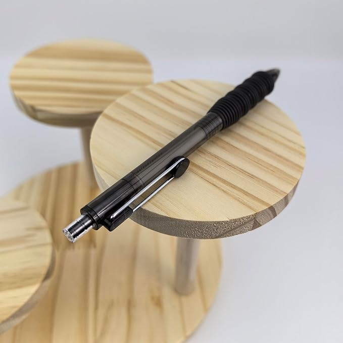 Fengtaiyuan Black Ink, 0.5mm, Retractable Gel Ink Rollerball Pens, Extra Fine, Comfortable Grip, Easy Hold, Writting Smooth, 18 Pack (BlackZS05P18)