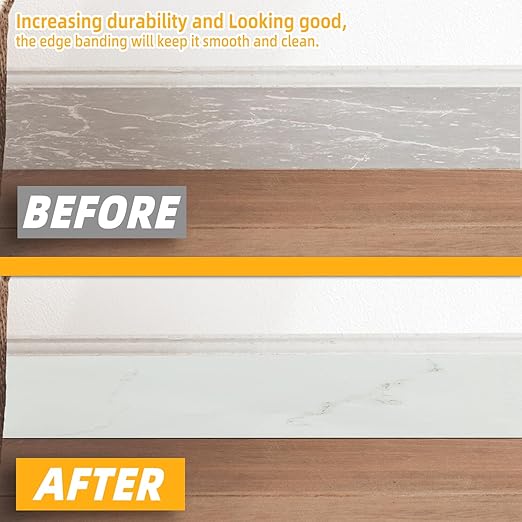 GSCIT Club Marble Wallpaper, 15.7 inch X 15ft Self Adhesive Wood Grain Repair Tape Patch for Tables, Chairs, Baseboards, Doors, Windows, Floors, Handicraft DIY.