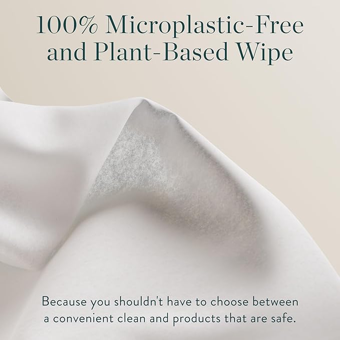 Biom Mini Dispenser + Hand Sanitizing Wipes Starter Kit - Eucalyptus Scented, Biodegradable, Kid-Safe | Fits in Cup Holder | All Natural, Plant-Based Non-Toxic Wipes with Aloe for Soft Skin (Midnight)