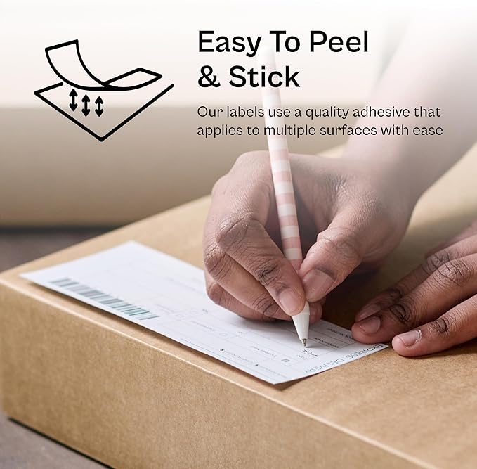 PSBM Thermal Transfer Labels, 4x6 Inch, 4 Rolls, 1000 Labels/Roll, 3 Inch Core, Perforated, Must Have Thermal Ribbon (Not Included)