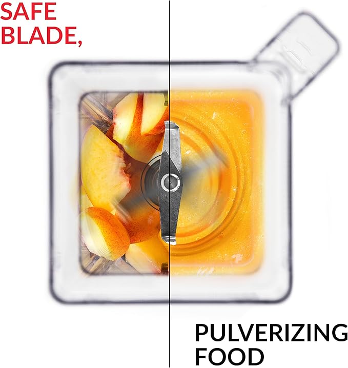 Blendtec Total Blender Classic - Includes FourSide Jar (75 oz) - 10-Speed Professional-Grade - High-Power Kitchen Blender with 6 Pre-Programmed Cycles - Black