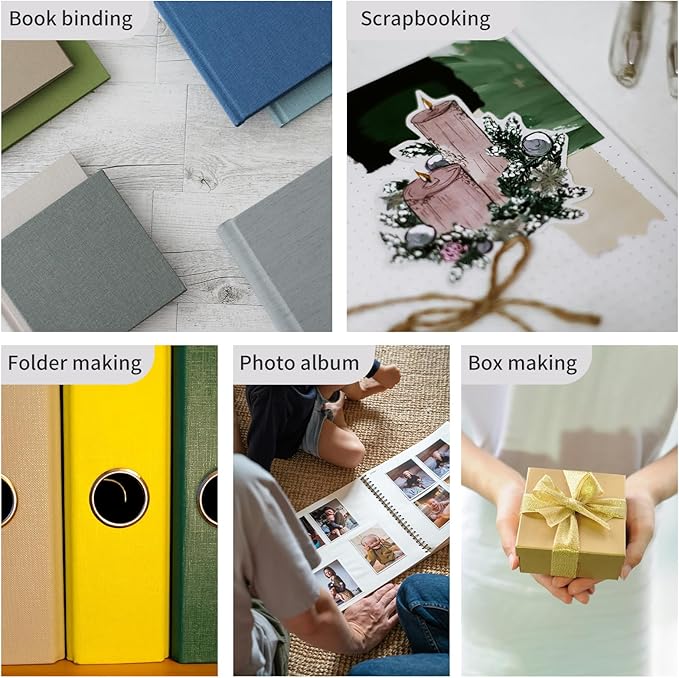 25 Pcs Book Board, Binder Board, Cover Board, Heavy Duty Chipboard for Book Binding, DIY Cardboard (Gray, 11 x 14 Inch 80PT)