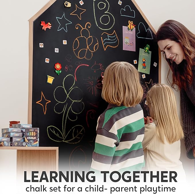 JOYIN 288 Counts Mini Chalk Set for Kids, Non-Toxic Chalks for Boys Girls 3+, School Supplies for Teachers, Goody Bag Fillers, Classroom Prizes Gifts (24 Boxes)