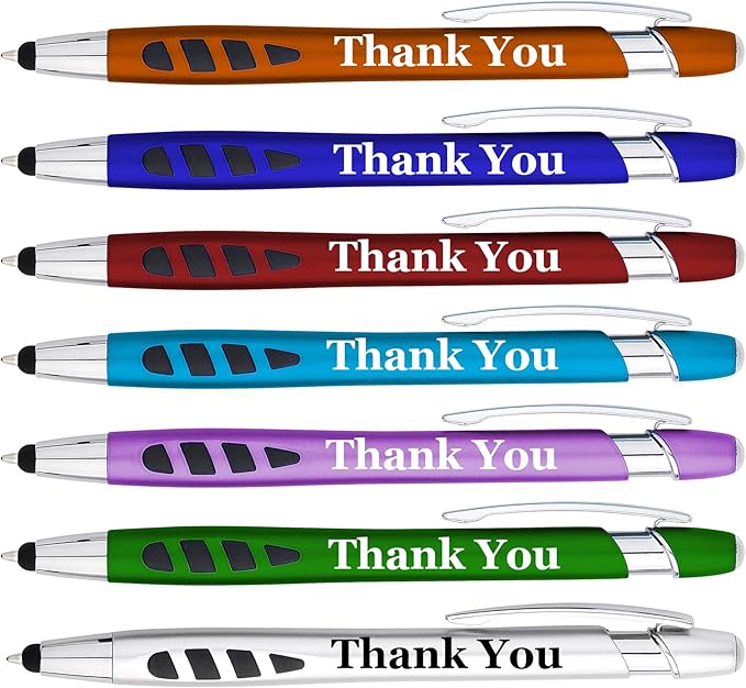 Personalized with Your Custom Logo or Text Pens-300 Pack Bulk-for Businesses, Parties, and Events, 2 in 1 Capacitive Stylus & Ballpoint Pen Compatible with Most Touchscreen Devices, Green