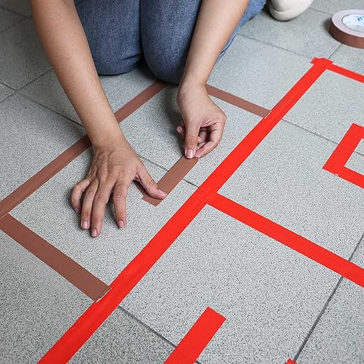 BOMEI PACK 6 Colors Gaffer Tape 1inch x 20yds, Matte Non-Reflective Theater Stage Tape, No Residue Hand Tear, for Cable, Photo Studio, Painters, Floors Marking Tape