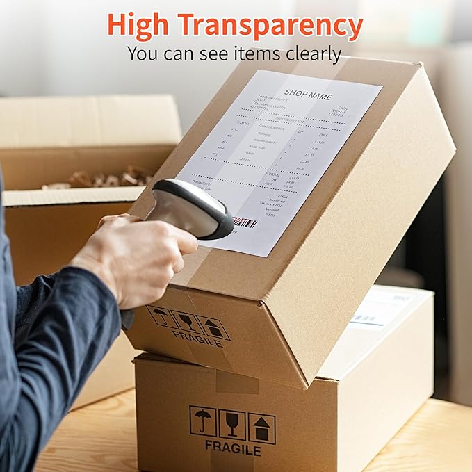 JARLINK 18 Rolls Clear Packing Tape with 3 Dispensers, Heavy Duty Packaging Tape Refills for Shipping Packaging Mailing, 2.7mil Thick, 1.88 inches Wide, 55 Yards Per Roll, 990 Total Yards