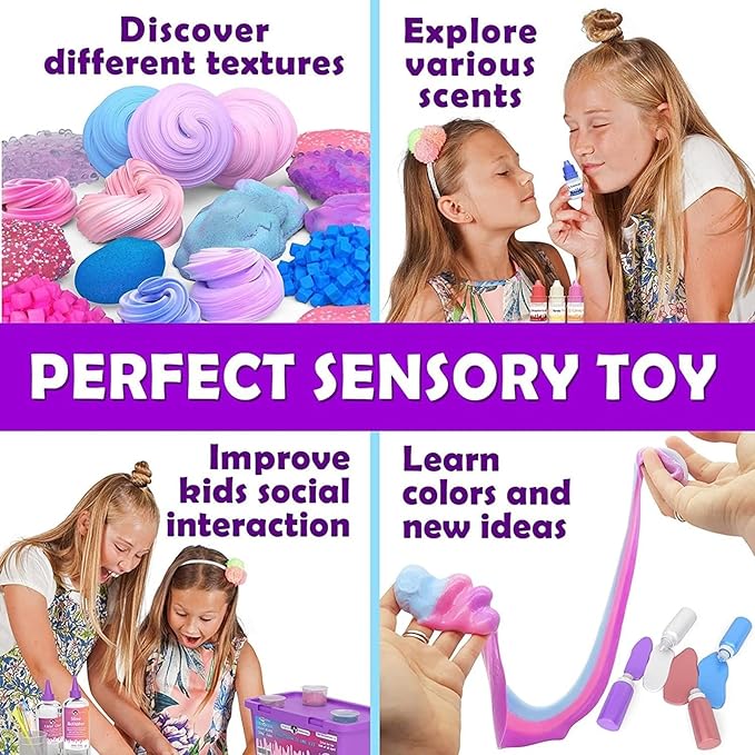 Original Stationery DIY Unicorn Slime Kit for Girls 7+ - Make Glow-in-The-Dark Slime - Fun Family Activity & Birthday Present