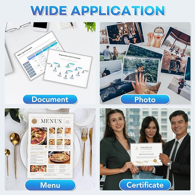 600 Pack Laminating Sheets, Holds 8.5 x 11 Inch Sheets, 3 mil, 8.9" x 11.4" Thermal Laminating Pouches Lamination Sheet Paper for Laminator, Clear, Letter Size, Office and School Supplies