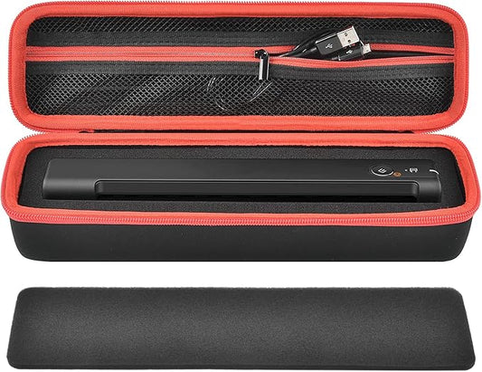 ALKOO Case Compatible with Epson Workforce ES-50/ ES-60W/ ES-55R/ ES-65WR/ DS-30/ DS-70/ DS-80W Portable Sheet-Fed Document Scanner, Storage for Epson Scanner for PC and Mac- Black (Box Only)
