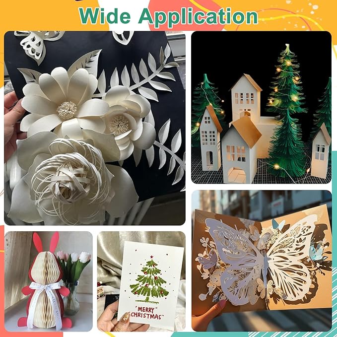 OcePor 100 Sheets Cream Cardstock Paper, Colored Printer Paper 8.5 x 11, Card Stock Thick Construction for Craft,Scrapbook,Office Printing, Invitations, Certificates,92 lb/250gsm