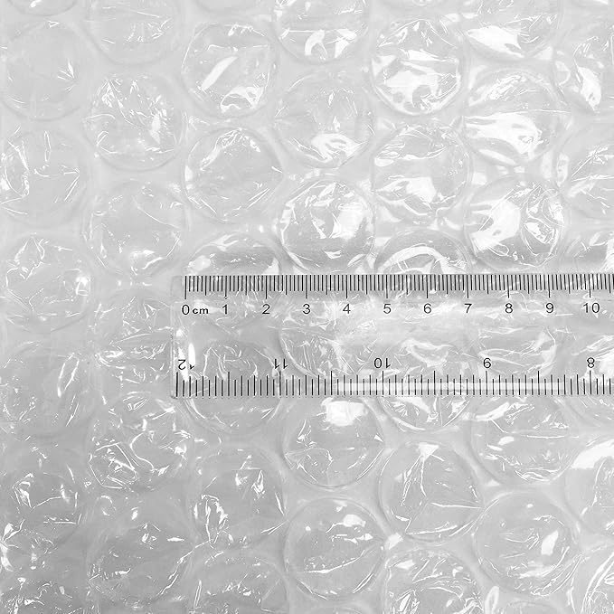 Amazon Basics Perforated Bubble Cushioning Wrap - Medium 5/16", 24-Inch x 100-Foot Long Roll, Clear