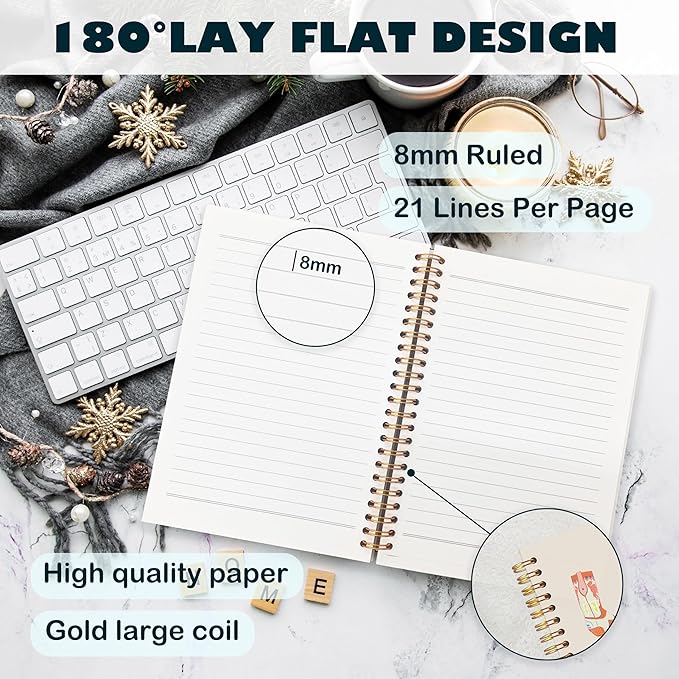 BearCake Orange Cowgirl Boot Notebook, Cowgirl Stuff, Cowgirl Gifts, Western Office Supplies, Western Stuff for Women, Boho Western Notebook Journal 5.5x8.3