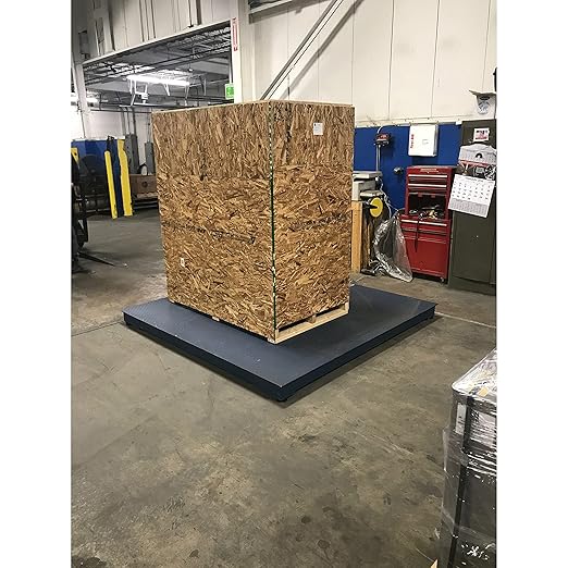 Industrial Floor Scale with Indicator, Accurate Digital 48" x 48" (4βx4β) Pallet Scales for Warehouse or Shipping Weighing NTEP Certified (Legal for Trade) (5000 lbs x 1 lb)