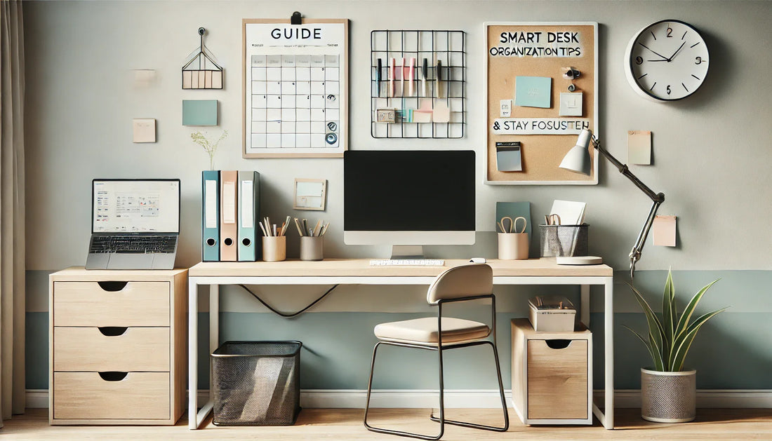 Smart Desk Organization Tips: Declutter, Prioritize, and Stay Focused