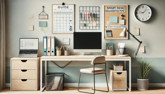 Smart Desk Organization Tips: Declutter, Prioritize, and Stay Focused