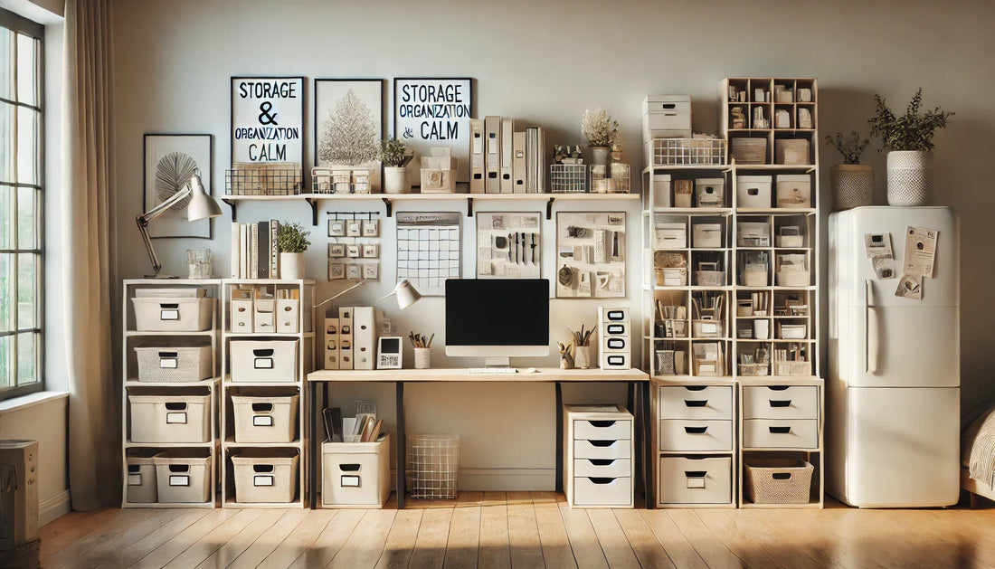 Storage & Organization: Bringing Order, Clarity, and Calm to Your Workspace