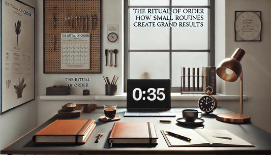 The Ritual of Order — How Small Routines Create Grand Results