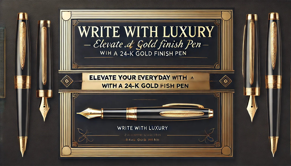 Write With Luxury — Elevate Your Everyday with a 24-K Gold Finish Pen
