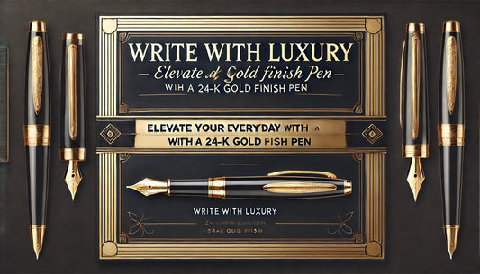 Write With Luxury — Elevate Your Everyday with a 24-K Gold Finish Pen