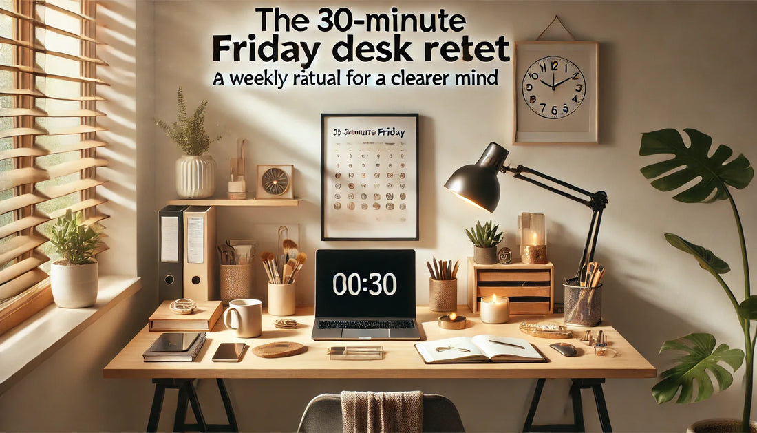 The 30-Minute Friday Desk Reset: A Weekly Ritual for a Clearer Mind