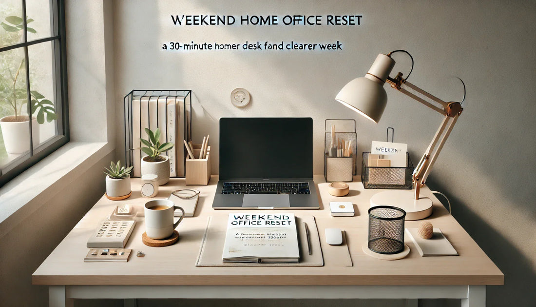 Weekend Home Office Reset: A 30-Minute Ritual for a Calmer Desk and Clearer Week