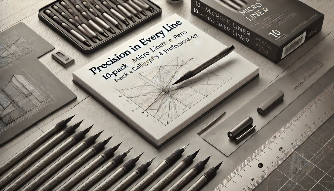Precision in Every Line: 10-Pack Micro Fine Liner Pens for Drawing, Calligraphy & Professional Art