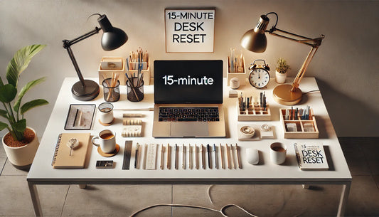 Daily Desk Essentials Reset: 15-Minute Desk Organization Ritual