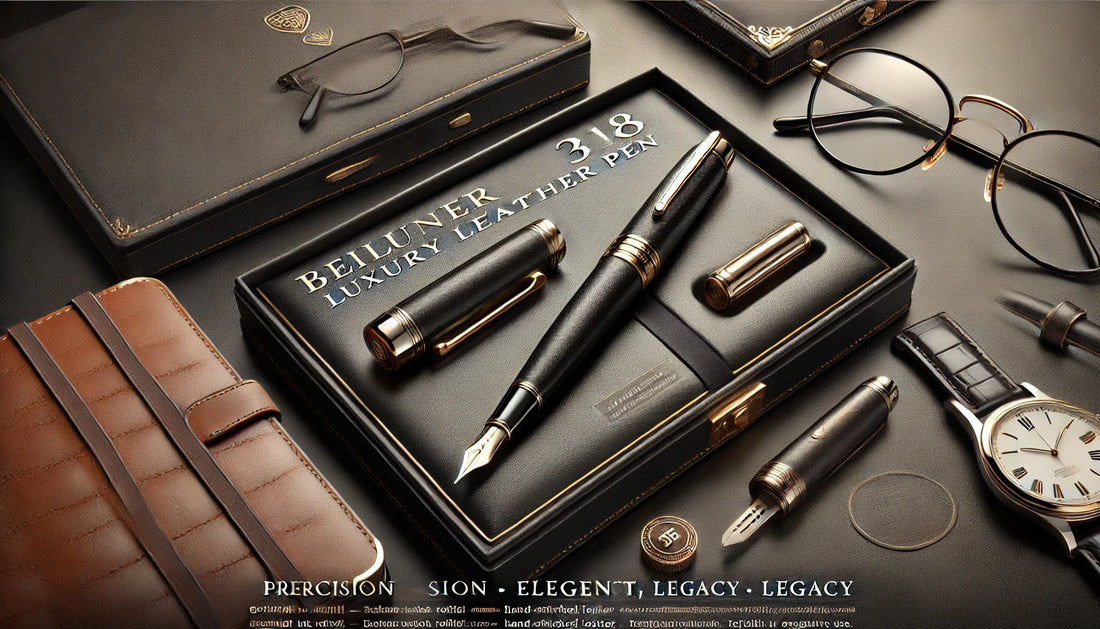 Write With Prestige: The BEILUNER 318 Hand-Stitched Leather Pen