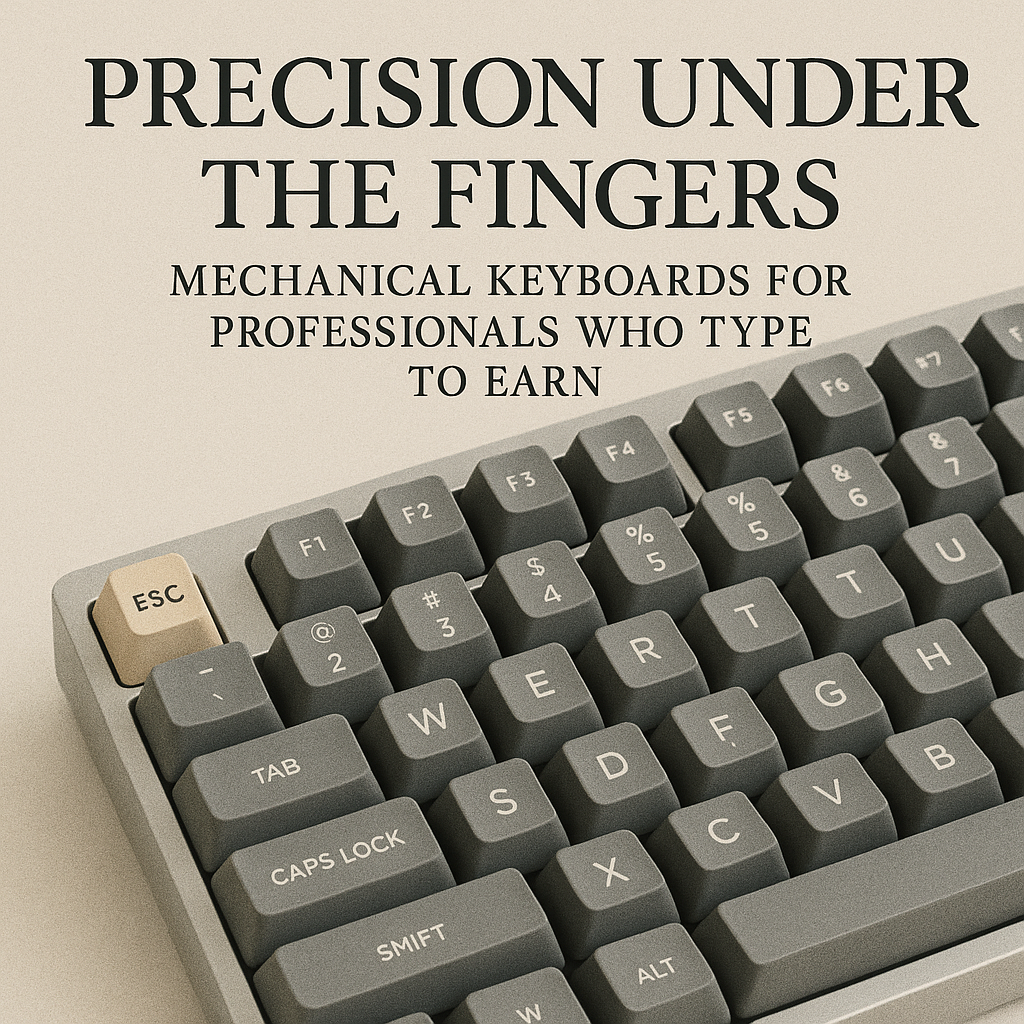 Precision Under the Fingers: Mechanical Keyboards for Professionals Who Type to Earn