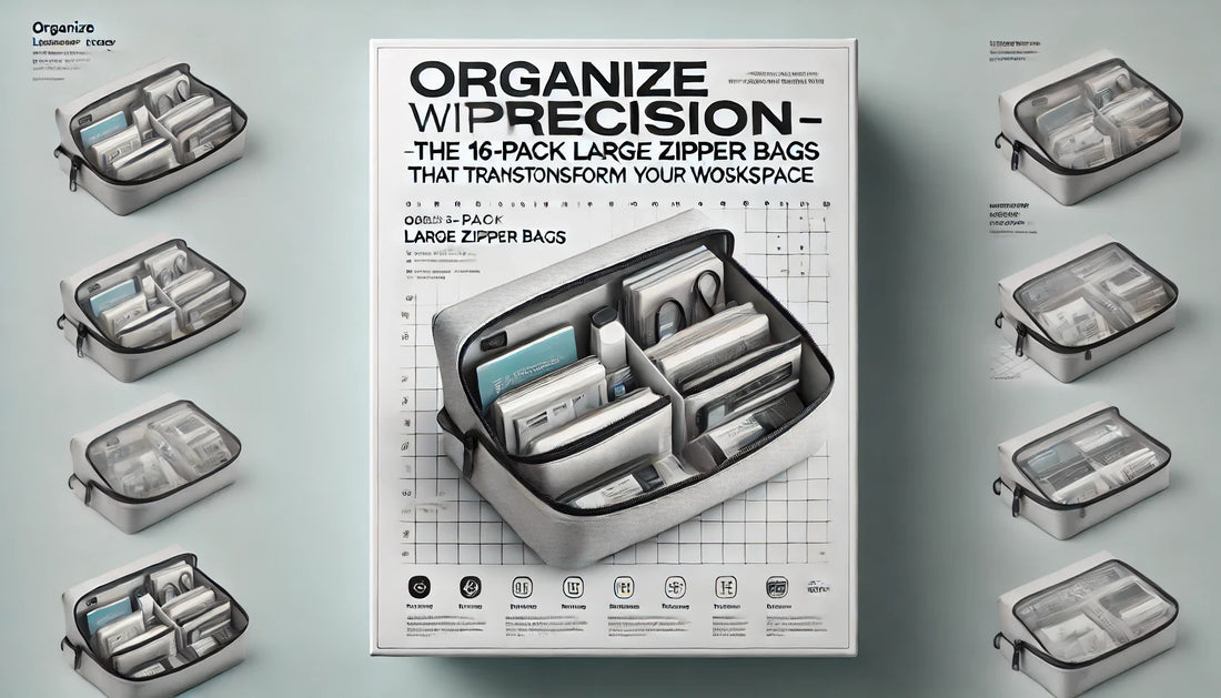Organize with Precision — The 16-Pack Large Zipper Bags That Transform Your Workspace