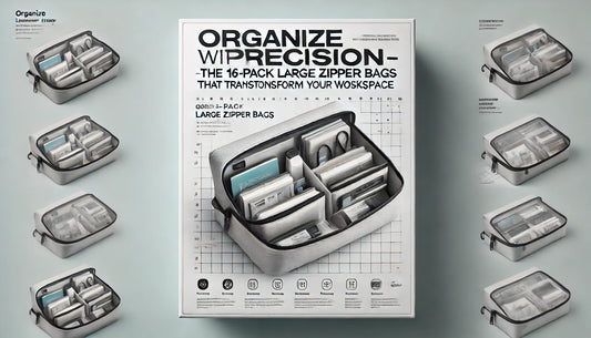 Organize with Precision — The 16-Pack Large Zipper Bags That Transform Your Workspace