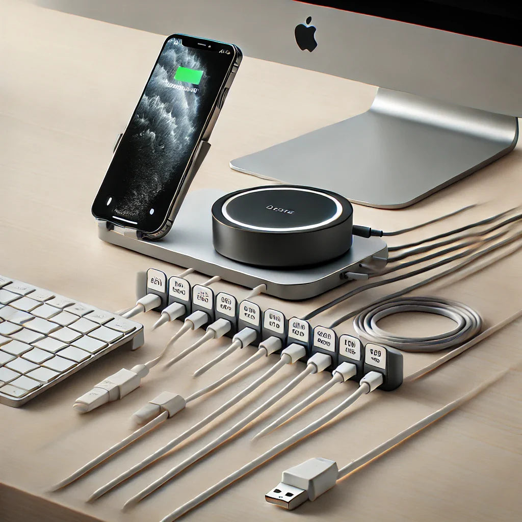 Power Without the Tangle: Cables, Chargers & a Zero-Friction Dock | DeskDen Supplies