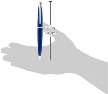 Cross ATX Refillable Ballpoint Pen Presented in a Luxury Gift Box - Medium Point, Black Ink, Translucent Blue