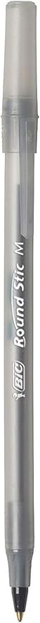 BIC Round Stic Xtra Life Ballpoint Pens, Bulk Pack of Black Ink Pens, Medium point 1.0 mm, Pack of 300