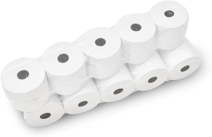 2 1/4” x 230' Thermal Receipt Paper Rolls Compatible with Most Samsung, Sharp, and Royal Alpha Cash Registers (Pack of 50)