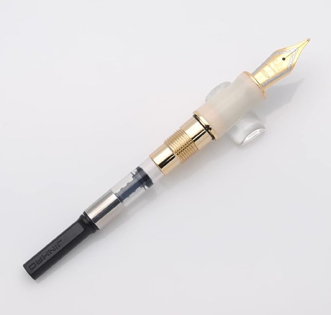 JINHAO 100 Fountain Pen with Ink Converter (Medium Nib 0.7mm, Galaxy Blue-B)