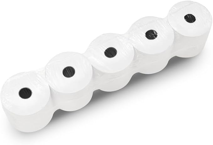 2 1/4” x 230' Thermal Receipt Paper Rolls Compatible with Most Samsung, Sharp, and Royal Alpha Cash Registers (Pack of 50)