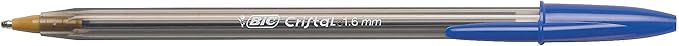 BIC Cristal Xtra Bold Ballpoint Pen, Bold Point (1.6mm) For Vivid And Dramatic Lines, Blue, 24-Count