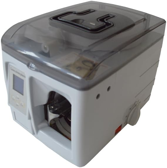 INTBUYING Currency Binding Machine Paper Tape Banding Machine Intelligent Money Packer Packing Bank Note Machine 110v for Packing Money