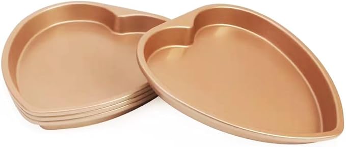 Specialty Forms NonStick Baking Tray Shaped Cake Bread Pizza Baking Pan Golden Carbon Steel