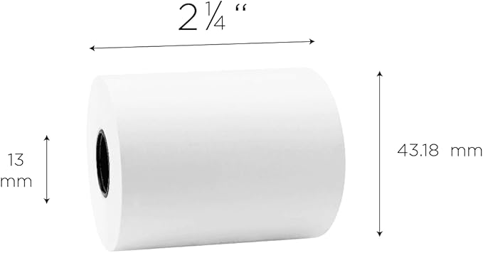 Karat 2 1/4" x 85' - 50 Rolls Thermal Paper Rolls - Phenol Free, BPA Free - Ideal for POS Receipt Printers, Cash Registers, Credit Card Machines, Mobile Printers - GS-TR225085-PF