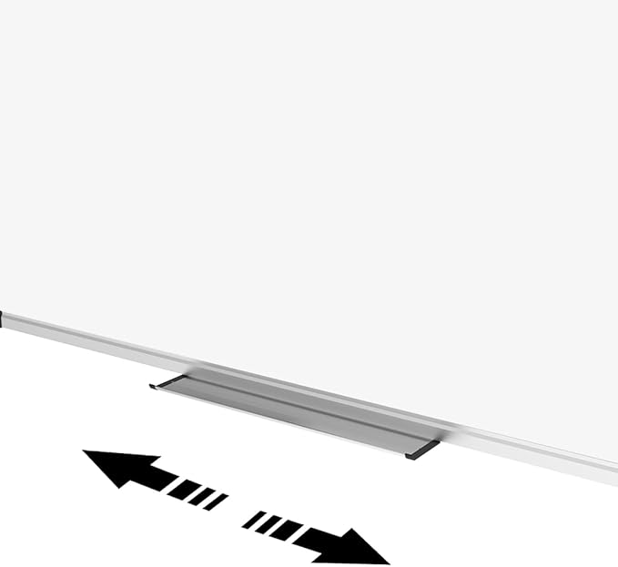 XBoard Magnetic Whiteboard 72 x 40 Inch, Dry Erase White Board for Wall with Marker Tray 6' x 3' | Aluminum Frame Message Presentation Board