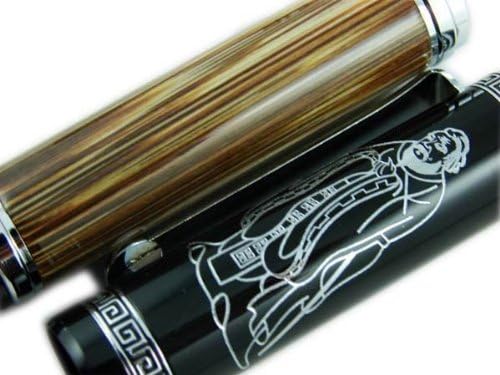 Lanxivi Duke 551 Confucius Fude Nib Fountain Pen Bent Nib Natural Bamboo Medium to Broad Art Handwriting Drawing Calligraphy Pen