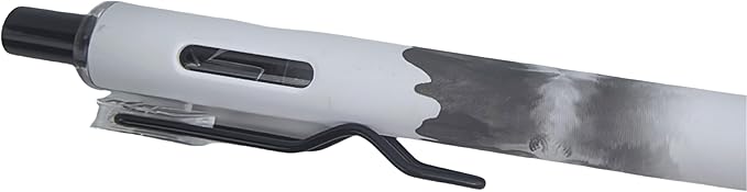 Fengtaiyuan GRB05P18 Silent Press Neutral Pen - Black Ink, 0.5mm Bullet Head, Smooth Writing, 18 Count (Black05P18)